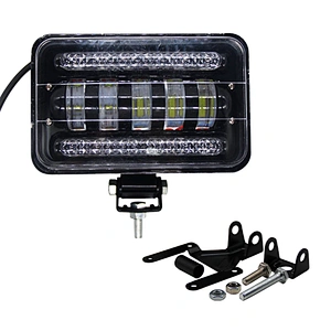 2021 JR Angel Eye Ip67 Truck Projector Offroad High Low Flashing Car 12v Square 50w 7 Inch Led Headlight /working Light