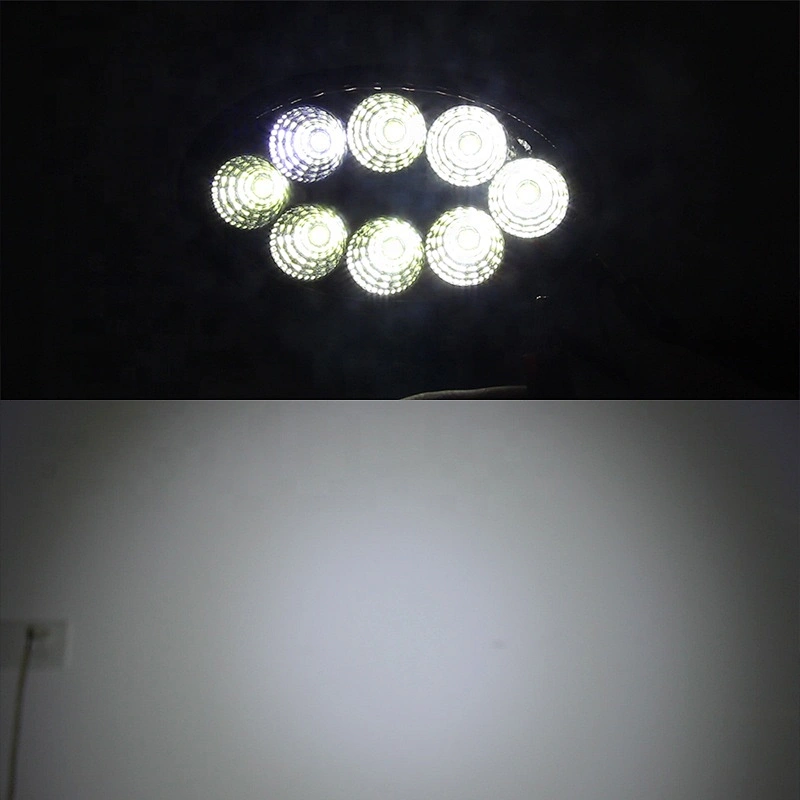 2021 luz trabajo para carros 24v 24w luz trasera ovalada leds delgando led work light for cars