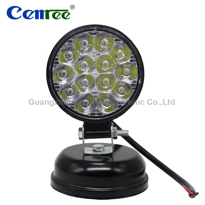 Luces LED para autos barra de luz led bar light truck fog lights mini 42w round led lamps working light