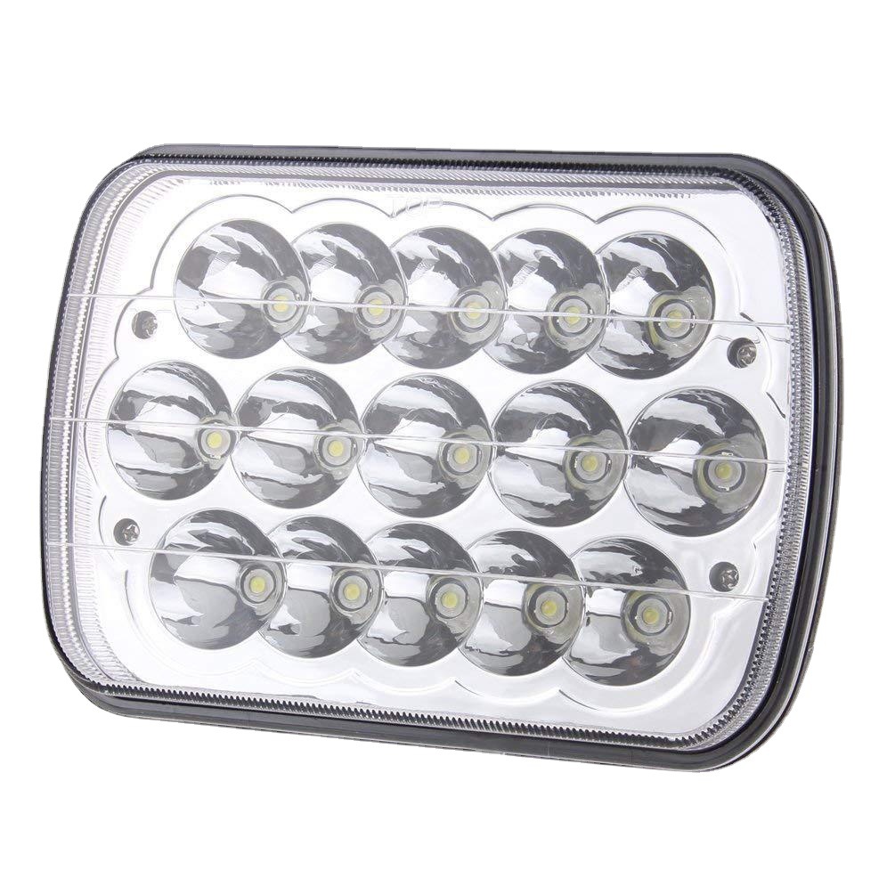7 INCH 60W Square Rectangular Headlight Headlamp High quality 5x7 Square LED Headlights for Jeep Cherokee XJ accessories