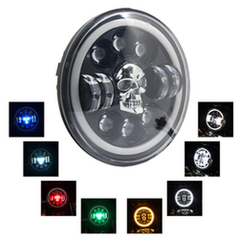 High Brightness 7 Inch H13 H4 Car Led Headlights For Jeep Harley Wrangler