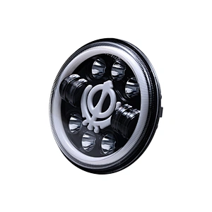 7 inch Round LED Headlamp, Daytime Running Light DRL High Low Beam for Jeep Wrangler led headlight