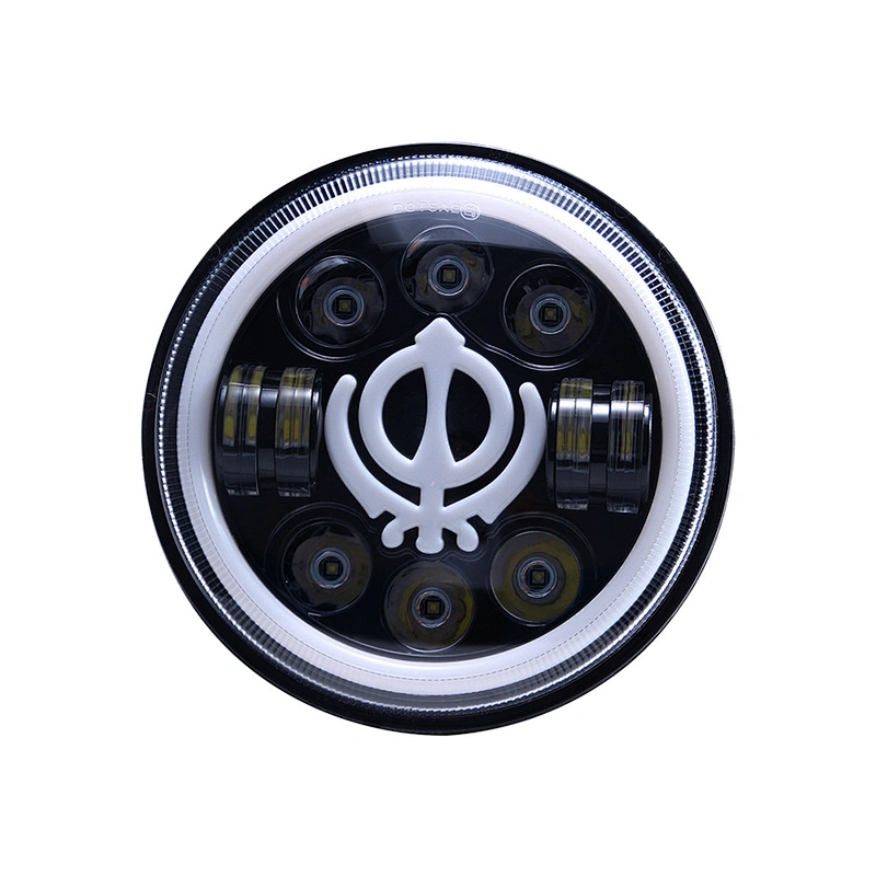 7 inch Round LED Headlamp, Daytime Running Light DRL High Low Beam for Jeep Wrangler led headlight