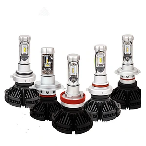 Led Heading Light X3 H4 Cob 30w Led Bulbs 8000lm White Color H1 H3 H7  H11 9005 9006 For Car Headlight Lamp Kit Car Light Lamp