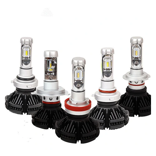 Led Heading Light X3 H4 Cob 30w Led Bulbs 8000lm White Color H1 H3 H7  H11 9005 9006 For Car Headlight Lamp Kit Car Light Lamp