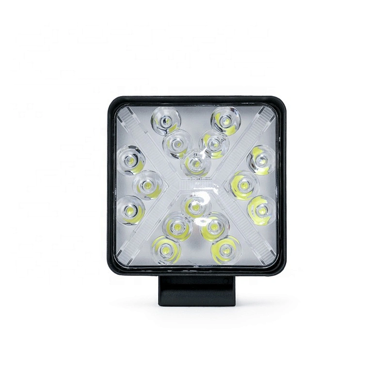 4.3INCH Car LED work  Ring LED light lamp work light 12v led car light with amber angel eyes DRL