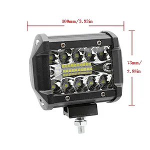 Truck Tractor Boat Trailer 4x4 FARO LED  60w  redondo led