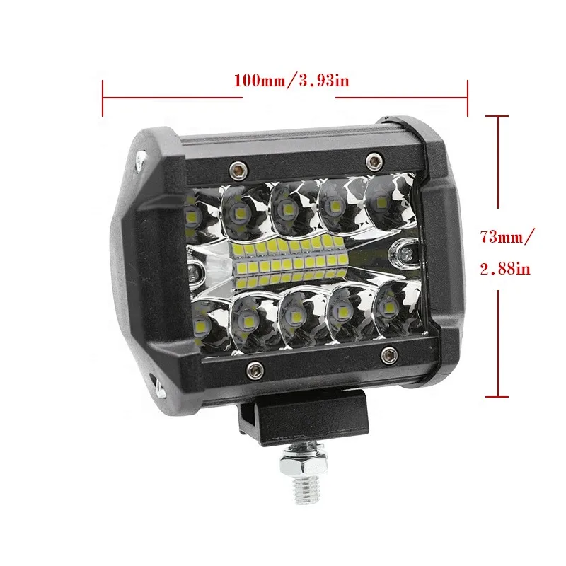 Truck Tractor Boat Trailer 4x4 FARO LED  60w  redondo led