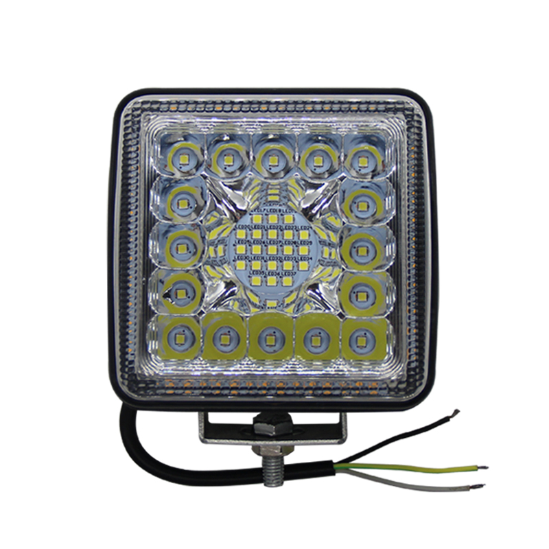 Square shape car accessories led work light fog lights for auto moto boat bike bicicleta luz