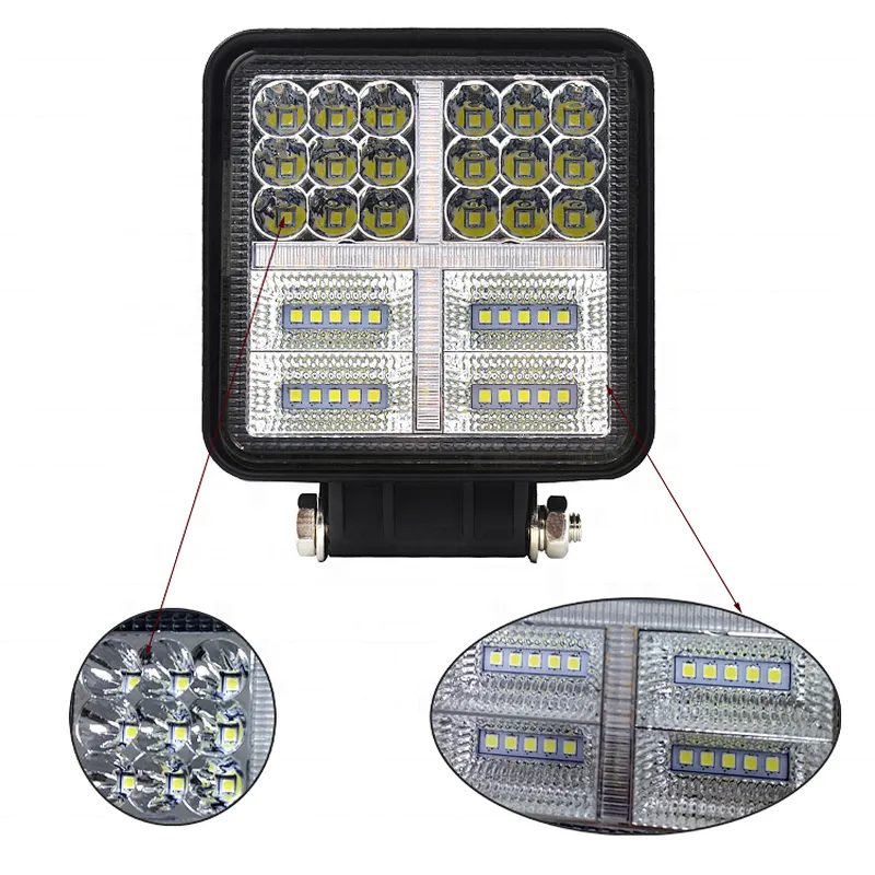 hot salling 2021 Auto Faros Automotriz bicolor estrobo 45w  led light car