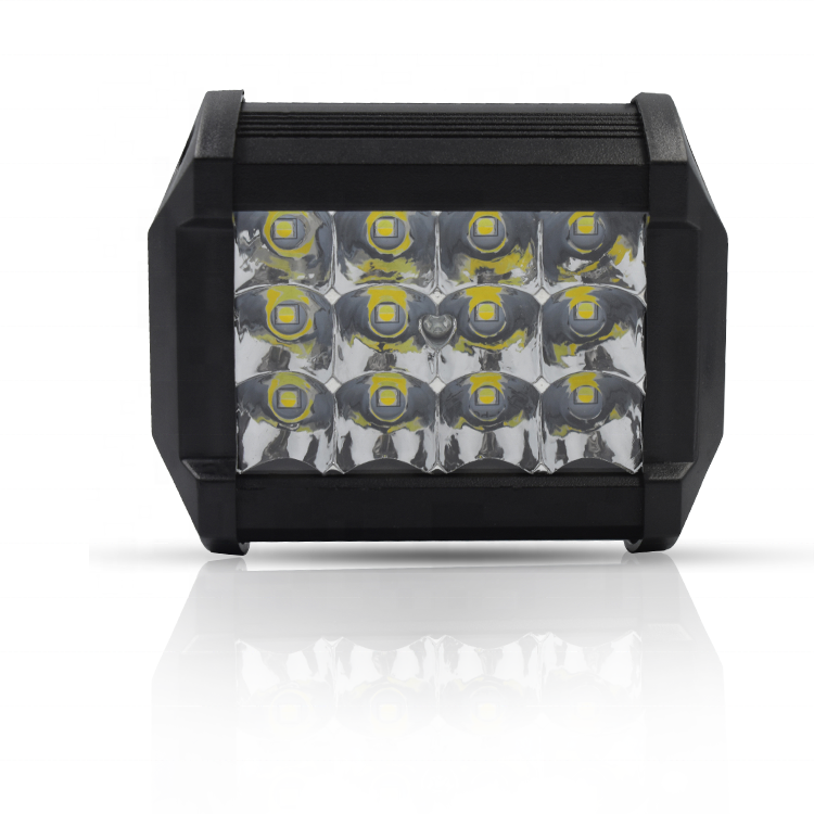 4inch Barras Cubos Led 36w Luz De Trabajo 12Focos 3 rows  OffRoad work Light bar Triple Row