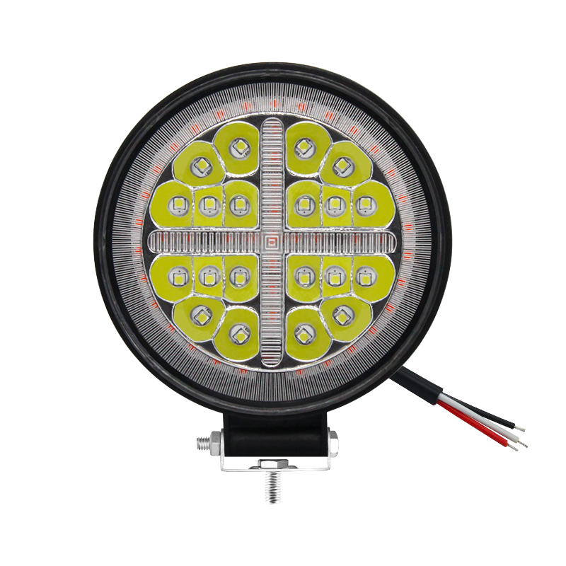 Factory Outlet 2021 Round 66w  6000k 4800lm  Waterproof Led Work Light For Off-road Jee Suv P Truck