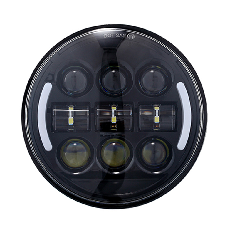 30w motorcycle front head light high low beam led for Harley motorcycle headlight