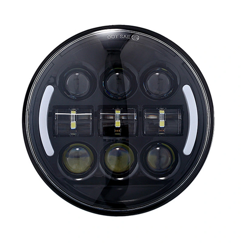 30w motorcycle front head light high low beam led for Harley motorcycle headlight