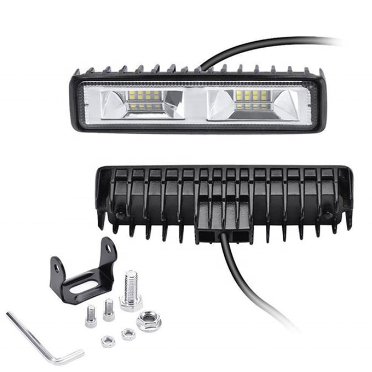 2021 36w led work light work light for truck Barra Led Doble Fila De 6 Puntos