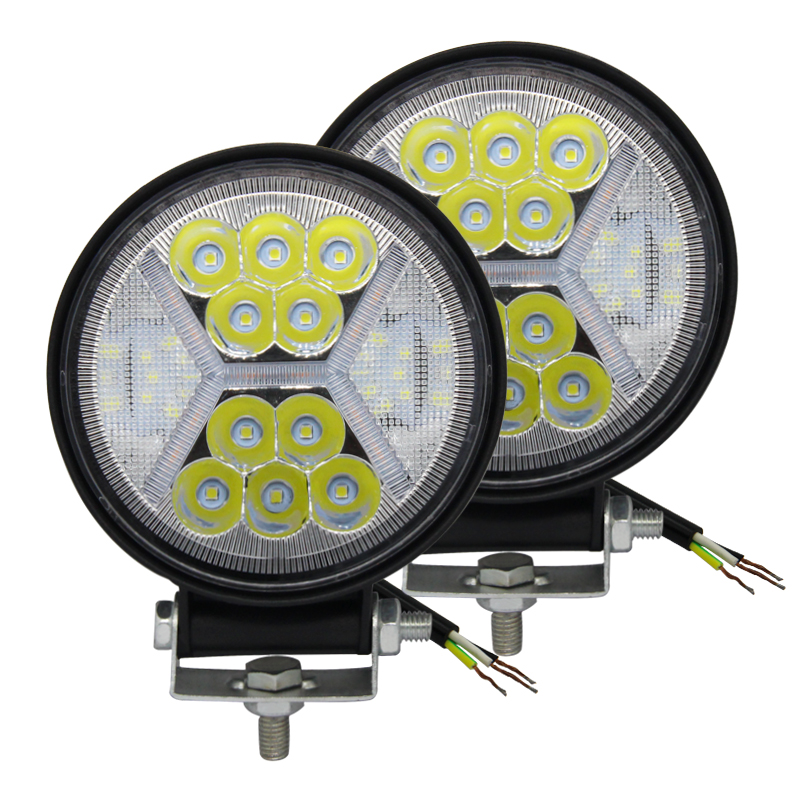 neblineros-led-para-4x4  Factory self-operated 6000LM IP67 48w lights for motorcycle  fog lights  tail lights