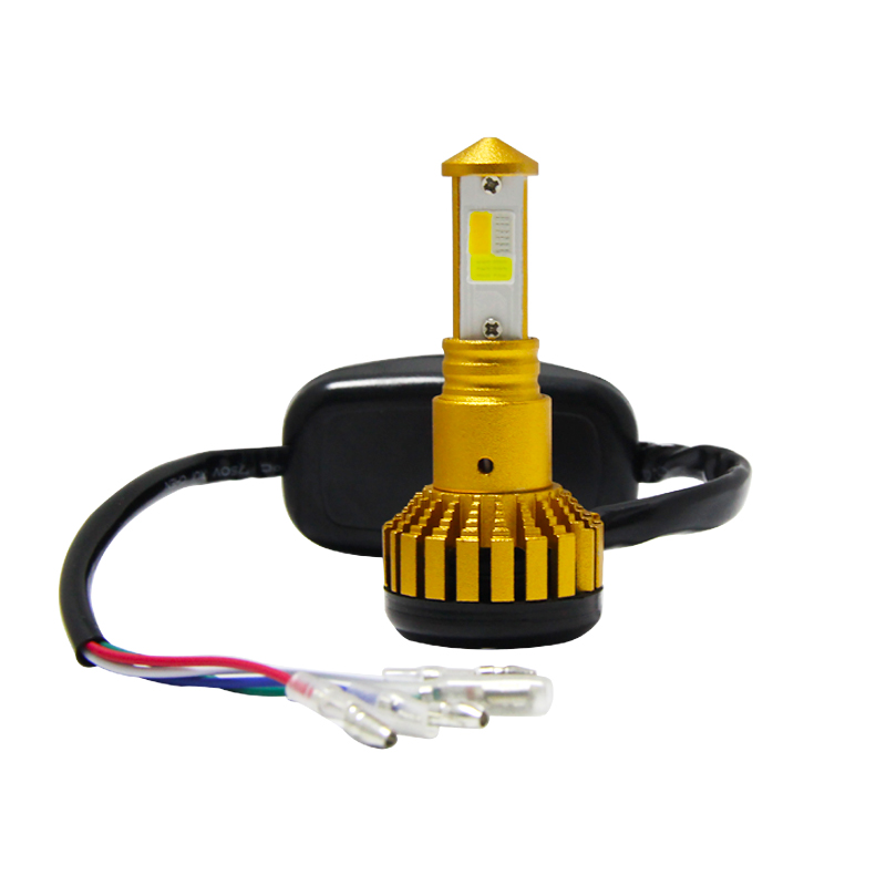 Hot Sale LED Motorcycle Headlight H4 H7 LED Headlight White Yellow Blue Spotlight