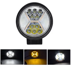 AUTO Faros De Led Anti Niebla Trabajo espectrocopico  biIcolor flash led working lamp