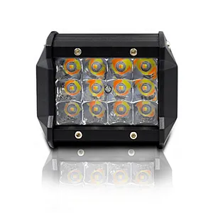 VEHICULOS TRACTORES  led luz estroboscopico led work light bar bicolor flash  faros auxiliares led para auto