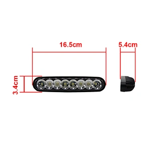 Headlight led 18w neblineros led para 4x4 faros auxiliares strip light