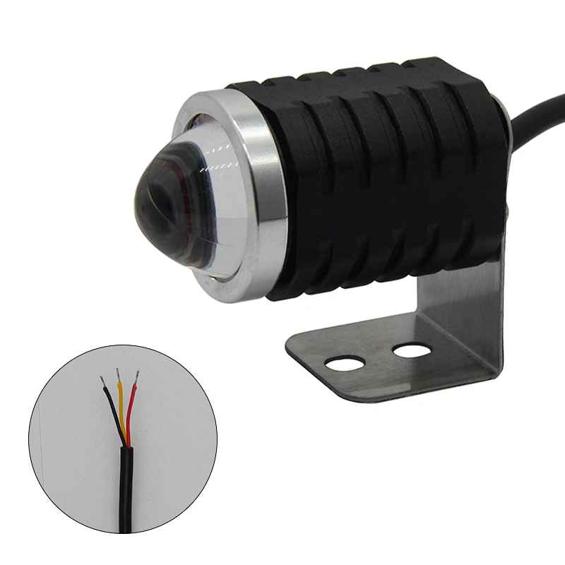 auto LED headlights bulb projector mini lens driving lights white yellow non-polar fisheye cateye motorcycle led headlight
