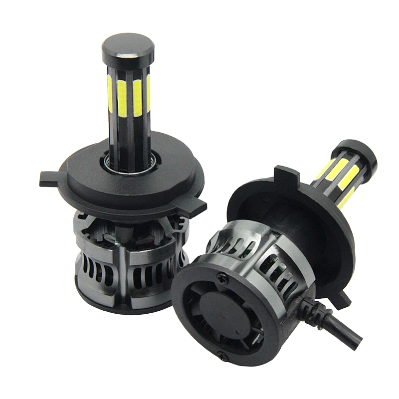 Hot sell h4 led lights 6 sides LED headlight F8 6000K  Led Headlight bulb H4 H7 H11