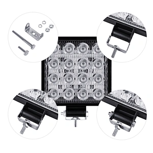 High Power Led Auto  Car Headlight 16SMD*3W White And Yellow  LED Car Additional Headlights Are Suitable For All Models