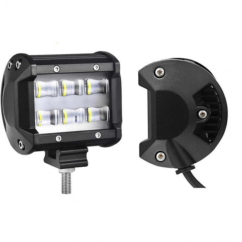 18w Led Light bar 12v 24v 4d high quality car Led  IP68 4x4 offroad driving led work light for all cars