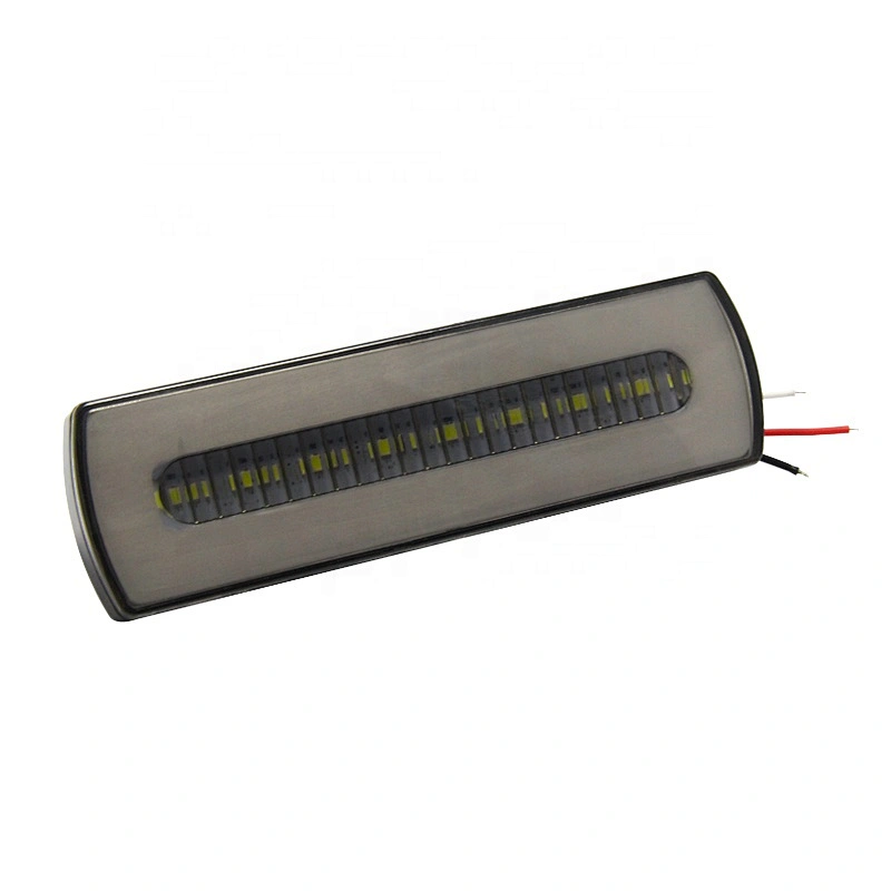 Car led luz de parachoques trasero rojo y blanco car luces accesorios de auto led automovil lights faro