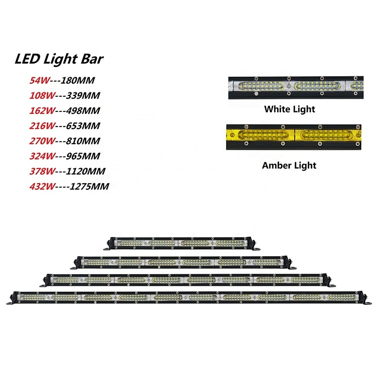 neblinero barra led yellow lens led barra offroad barra led slim luz expansion