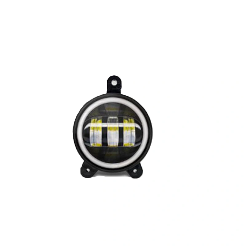 30W 3.5 Inch  Angel Eye Led fog lights for Jeep Wrangler JK with white DRL App control foglamp RGB color change headlight