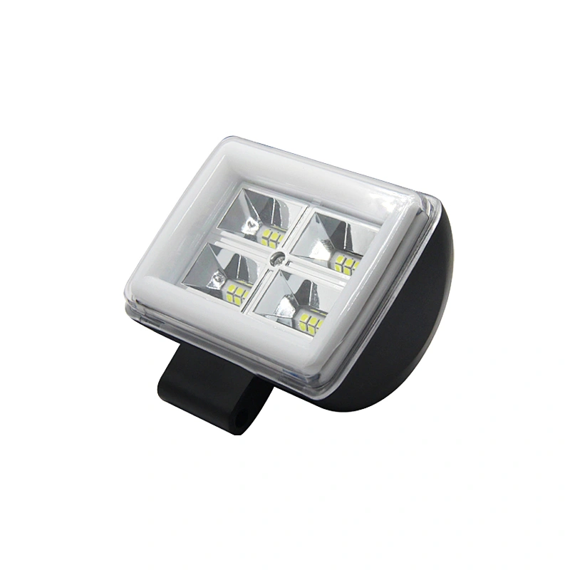 Factory Supply working light 4 inch 36W 6-Lamp double row high brightness LED automobile working light overhaul light motorcycle
