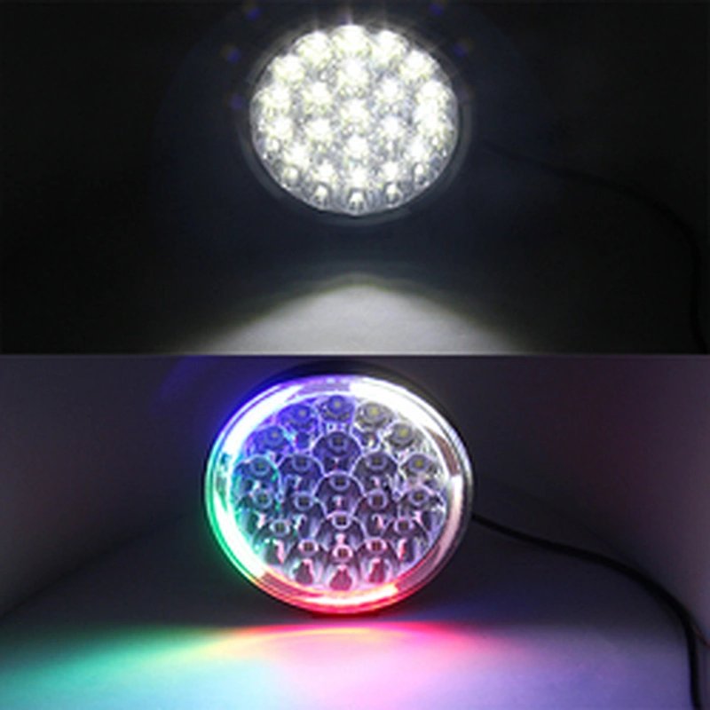 Factory Price Tractor Parts Waterproof 63w 12v-80v Led Tractor Work Light RGB Flashing Working Light