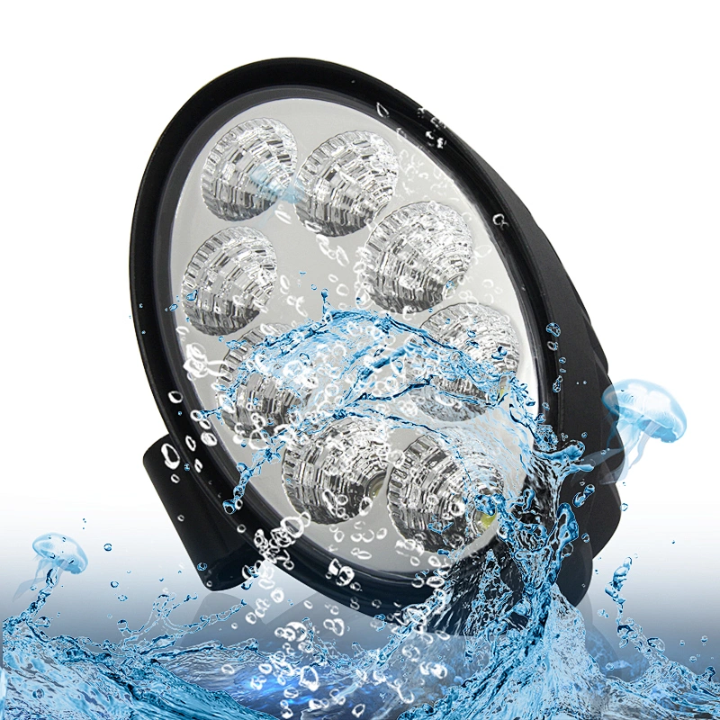 2021 luz trabajo para carros 24v 24w luz trasera ovalada leds delgando led work light for cars