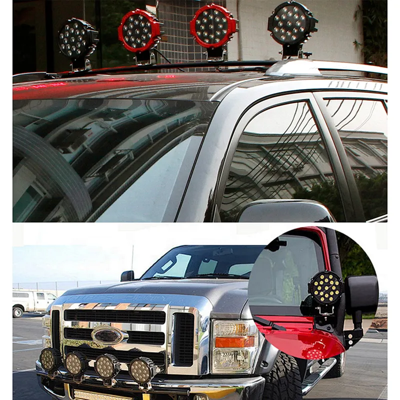 2021ILUMINACION AUXILIAR PARA VEHICULOS TRACTORES COSECHADORAS  63W REDONDO FARO LED