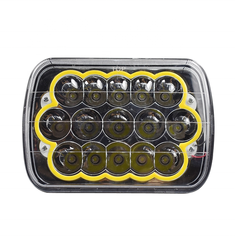 7 inch luz led para autos eyes angel Ojos de Angel 45w 7 pulgados work light led para moto auto