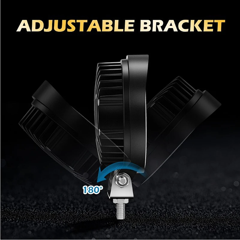 Led Work Light Bar 45w Spot Lights for Truck Auto Tractor SUV ATV Car Accessories