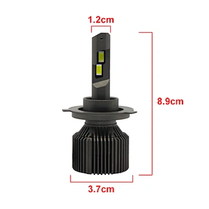 Pair led headlight h4 kit super chip bright appearance  h7 h11 h15 d2 5202 9006 hb3 h13 led headlight h4 projector