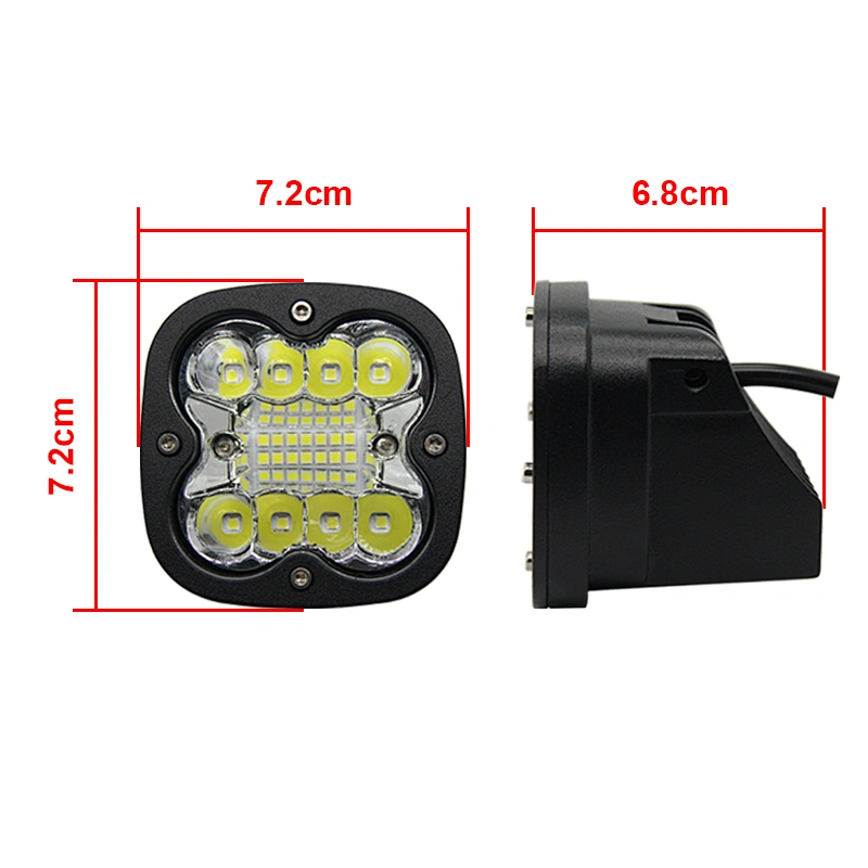 Adornos de luces para autos luces carro faro car led moto luz para moto neblinero work light 24w