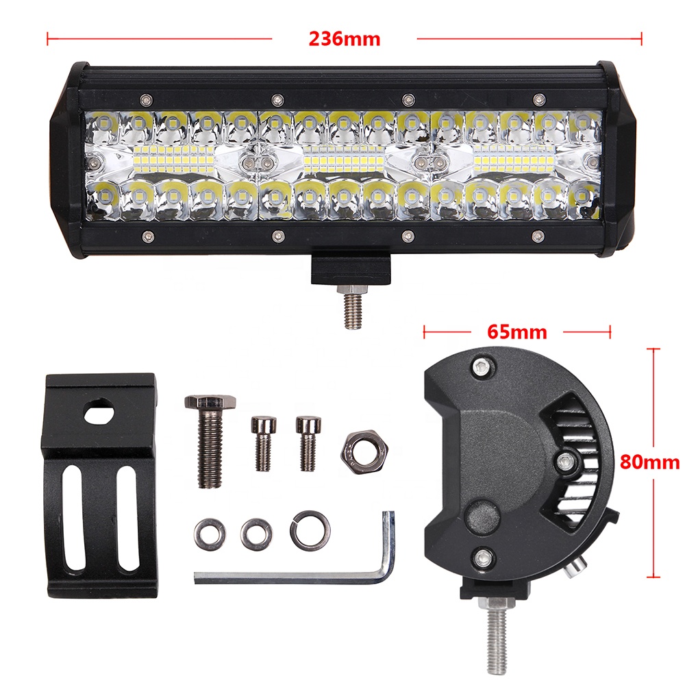 60w/120w/180w/240w Luces Focos Led Barra Neblinero Auto Camion