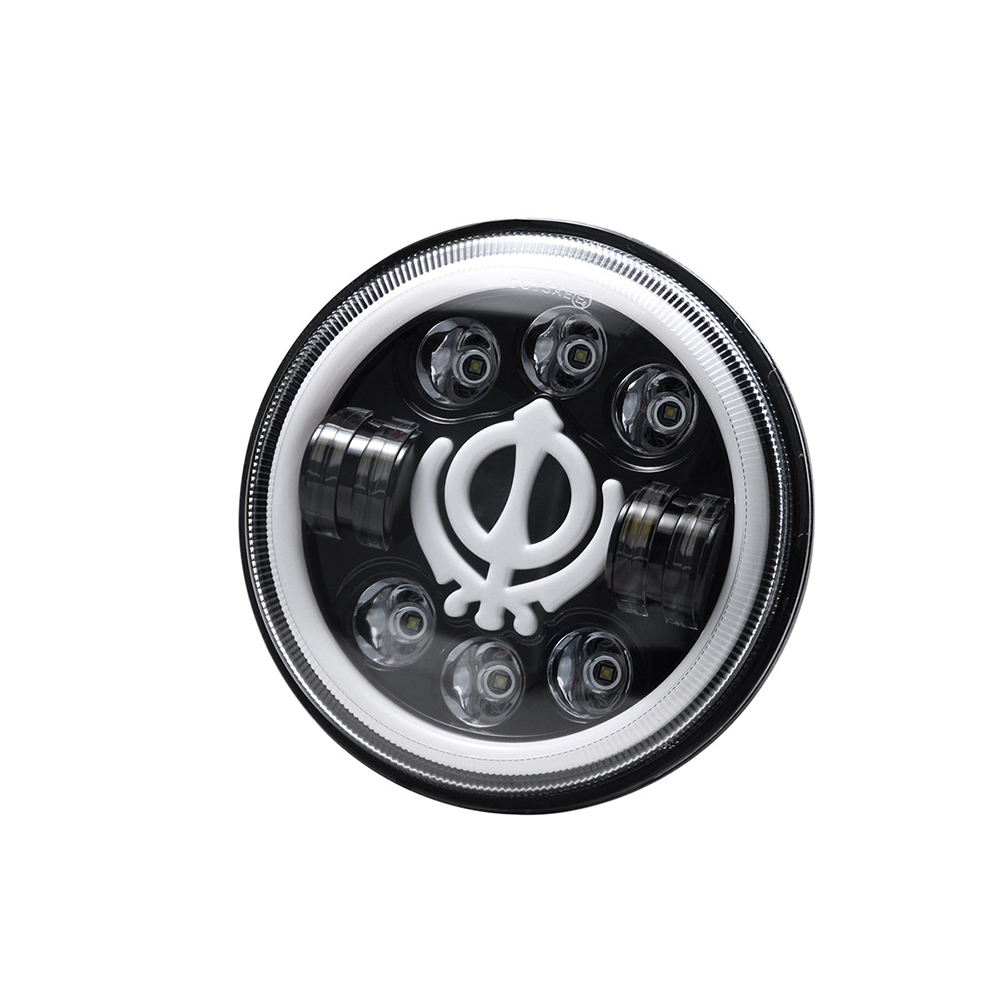 7 inch Round LED Headlamp, Daytime Running Light DRL High Low Beam for Jeep Wrangler led headlight