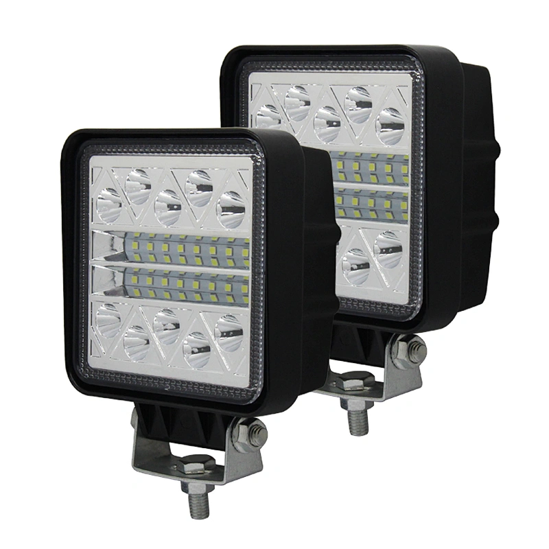 others car light accessories neblineros-led-para-4x4 12v42w Square 4*4 inches Suitable for truck and motorcycle driving lights