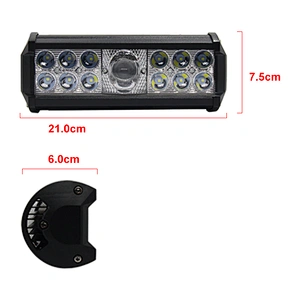 Waterproof 7 Inch 51w Car Cube Led Work Light 12v 24v Spot Flood Combo Led Light Bar For 4x4 Offroad Car Truck Suv
