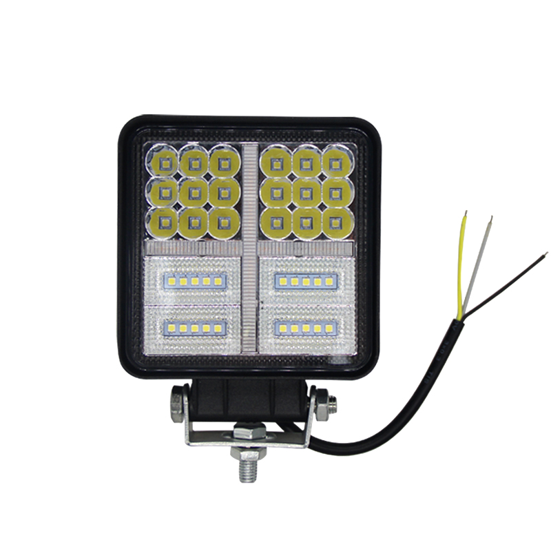 Auto Lighting System 12v-24v 48w Spot Flood Led Work Light 25mm 35mm 45mm  Led Headlight For  Tractor/off Road/car