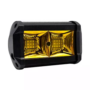 faros led light yellow lens 54w 18led  Fog Lamp Waterproof Led Work Lights