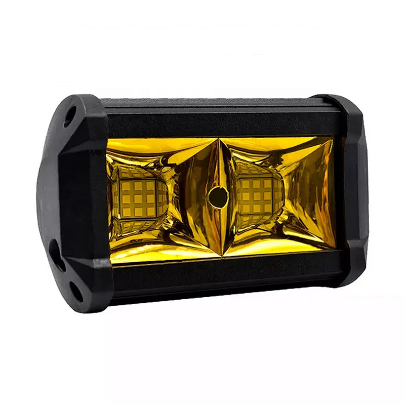 faros led light yellow lens 54w 18led  Fog Lamp Waterproof Led Work Lights
