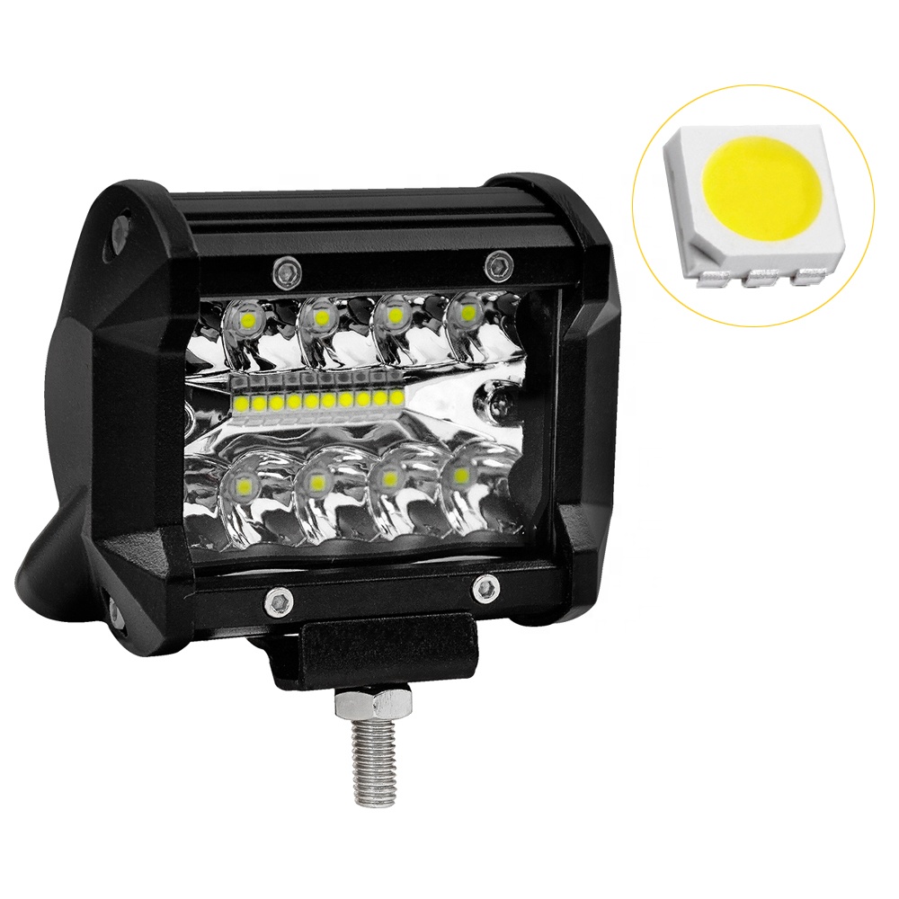 iluminacion AUXILIAR  focos  led para auto focos auxiliar led auto  4 inch led bar auto