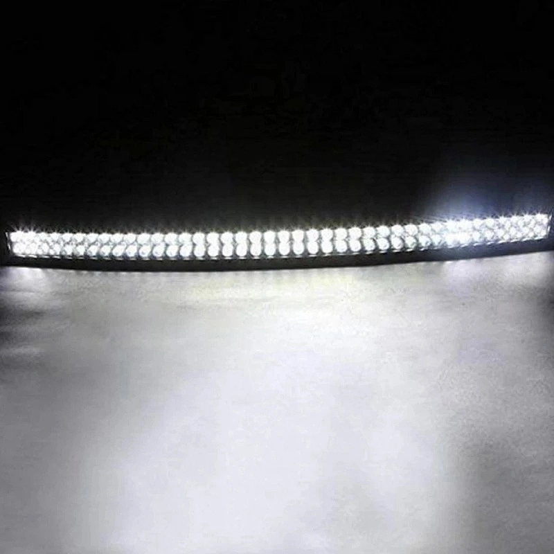 barra de luz curva carro led 120w 180w 240w 288w  car led light bar for trucks offroad