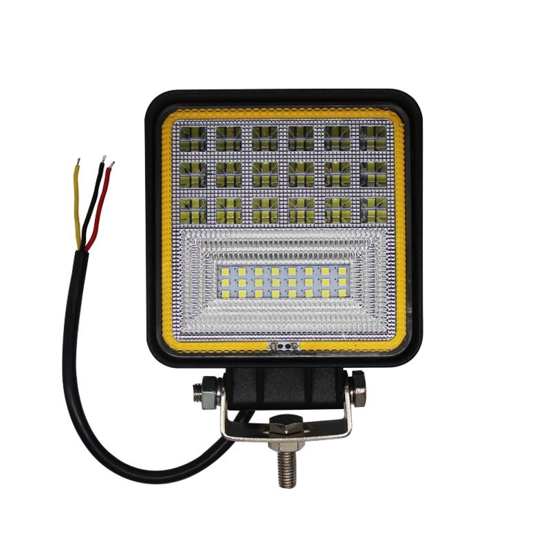 Auto Lighting System Led Work Light 35mm  55mm  Headlight With Aperture Dc9-36v 8000lm Universal For Vehicle Bulb Aluminum