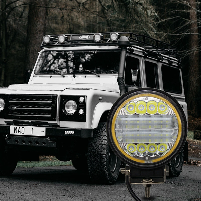 Auto Lighting Systems 45w Car Led Work Light Dc12v 24v   Aluminum Work Light For Truck Tractor Offroad Bulb